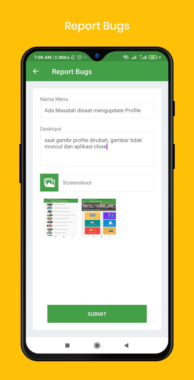 Gambar catatan orang tua dan guru di Aplikasi Android Adzkia Mobile Banjarnegara
