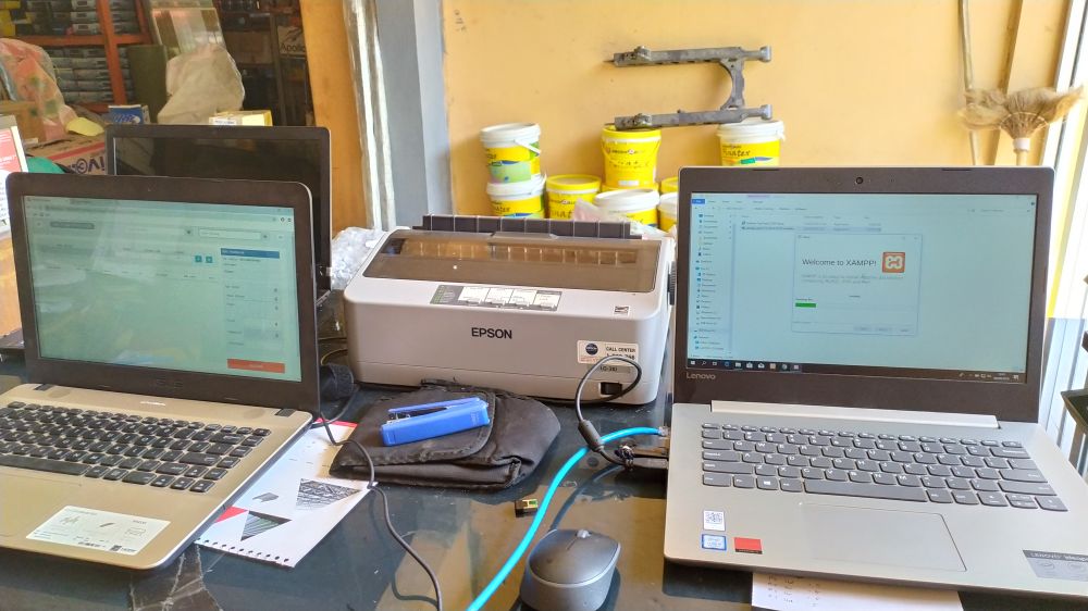 Pemasangan Aplikasi Kasir dan Penjualan Toko Bangunan Banjarnegara