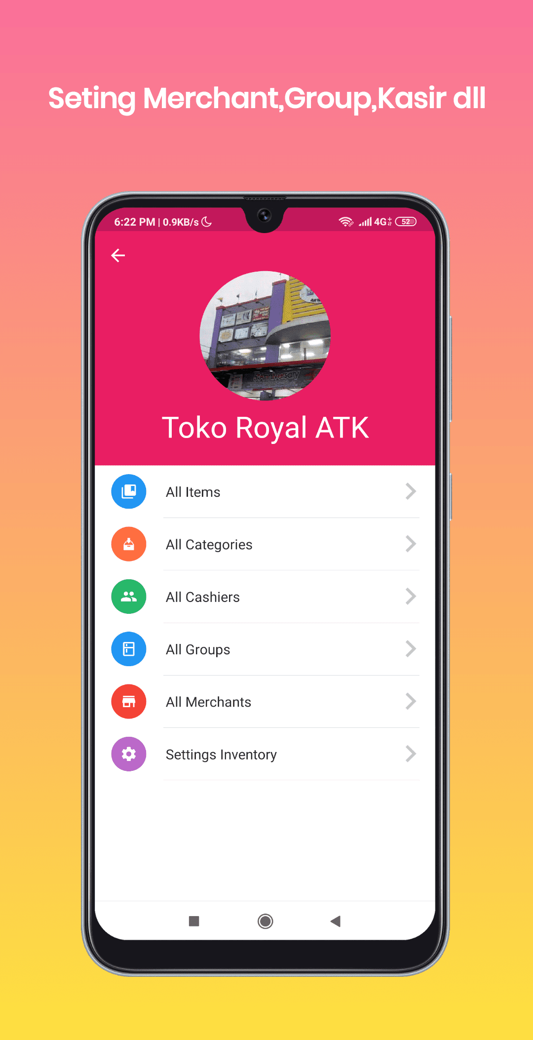 Aplikasi Poinf of sales berbasis Android Banjarnegara