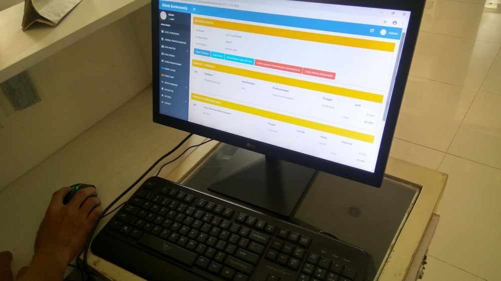 Sistem Informasi Klinkik Sankennedy Banjarnegara selesai