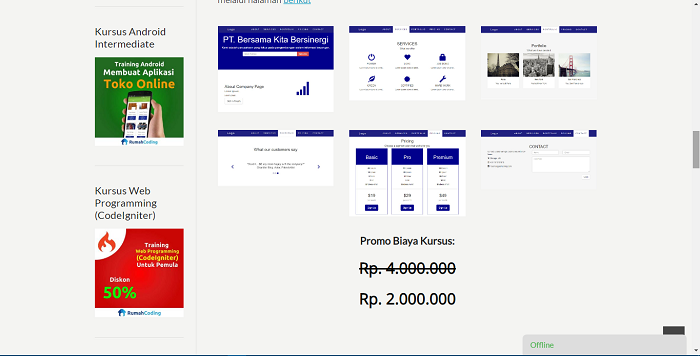 perbandingan biaya kursus 3