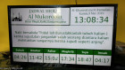 Gambar 1 Perangkat Jam Digital, Jadwal Sholat dan Hadist untuk Masjid di Banjarnegara